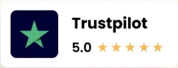 Trustpilot 5.0 rating